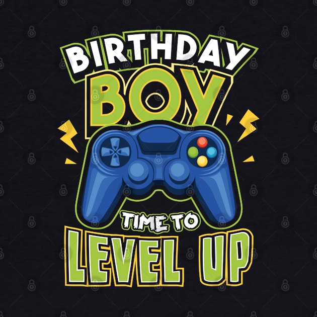 Birthday Boy Time to Level Up Gamer by aneisha